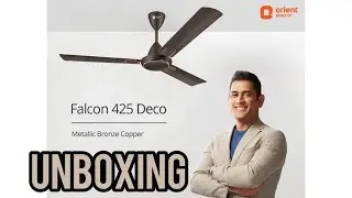 FALCON DECO 425 RPM HIGH SPEED FAN ORIENT | METALLIC BRONZE COPPER COLOUR FAN | UNBOXING