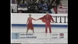 Julie Kleebe & Lucas Zalewski GRB - 2000 European Figure Skating Championships Free Dance