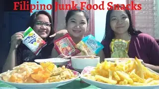 Filipino Junk Food Snacks l TRES MARIA'S MUKBANG