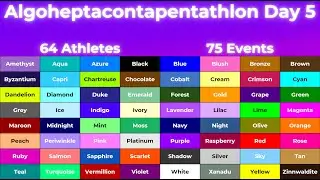 Algoheptacontapentathlon Day 5