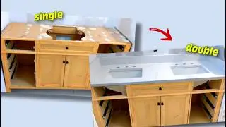 Single to Double vanity...(ep. 16)