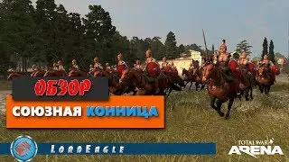 Total War Arena. Обзор Римского прем. отряда IV уровня Союзная Конница.