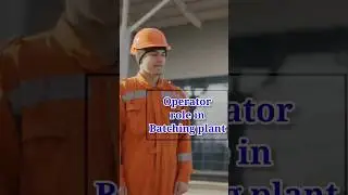Operator Role in Batching plant Part-2 @RMCBatchingPlant