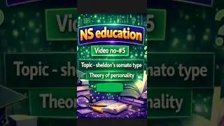 sheldon's theory of personality #education |#cpet #net #cuet #exam | #ytshorts
