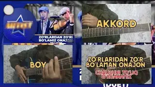 SHOXRUXBEK ERGASHEV - ZO'RLARIDAN ZO'R BO'LAMAN gitarada chalishni o'rganish/ Farruxbek/Abror/artist
