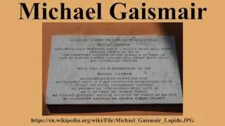 Michael Gaismair
