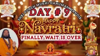 NAVRATRI VLOG | DAY # 9 | SHRI PUNCH MUKHI HANUMAN MANDIR KARACHI SINGH