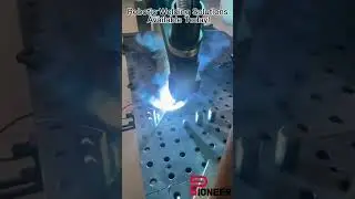 Pioneer welding solutions. pioneermachinesales.com #fabrication #manufacturing #robot #robotwelding