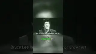 Bruce Lee's Famous 'Be Water' Advice - Bruce Lee  #podcast #motivation #interview