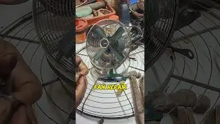 Old table fan repair #documentary #fanrepair #tablefan