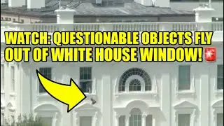 Internet ERUPTS As Objects FLY Out of WHITE HOUSE WINDOW🚨