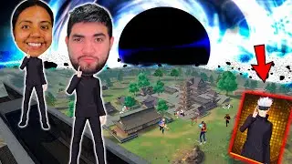 USAMOS EL NUEVO EMOTE DEL VACIO INFINITO EN FREEFIRE 😱 FREEFIRE X JUJUTSU KAISEN