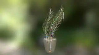 Rigged Indoor-Plant Animation Test - Perspective 2