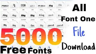 5000 Fonts Free Download Tamil And English All Fonts Download in #sristickers