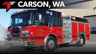 Skamania, Washington, Toyne Pumper Fire Apparatus Delivery