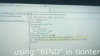 No need to press buttton ,press ENTER In tkinter python