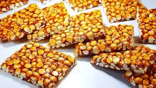 CHANA GUR KI BARFI | आयरनऔर कैल्शियम से भरपूर भुने चने की मिठाई मुँह में पानी ला देगी बिना चीनी मावा