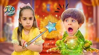 FIFI VIRA PRINCESA E TRANSFORMA HEITOR EM SAPO 🐸👑  HIST&Oacute;RIA INFANTIL DIVERTIDA