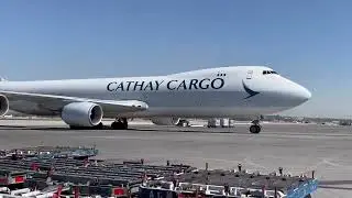 Cathay Pacific Lands at Mexico AIFA Airport | Epic Aircraft Flight Arriving AIFA Airport Mexico 