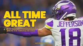 Can Justin Jefferson Break Jerry Rice's All-Time Receiving Yards Record?