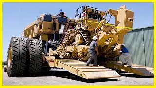 The world's top 10 Most impressive Lowboy Trailers Transporting Heavy Machinery