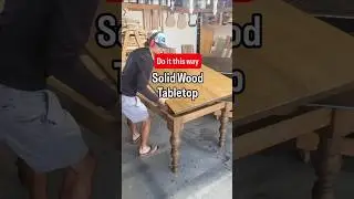 The Proper Way to Attach Solid Wood Tabletops