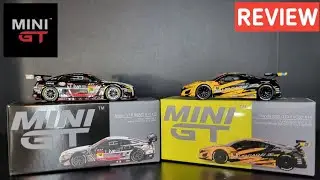 Black Chrome?! Mini GT - Nissan GTR Nismo GT3 & Honda NSX GT3 EVO22 - Super GT