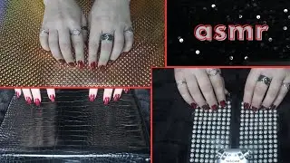 💋Texture Scratching ASMR 💋Pearl Sheet 💋Scale Sheet 💋Alligator Purse (fake) 💋No Talking 💋Assortment