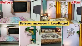 Middle Class Small Bedroom Makeover | Indian bedroom makeover | Low Budget Makeover