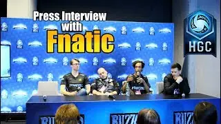 HGC Western Clash 2018 round 2: Post game press interview with Fnatic