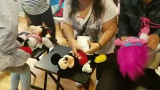 Toya's Baby Shower - Diaper changing game