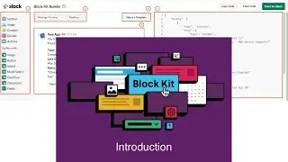 Intro to Slack BlockKit Builder