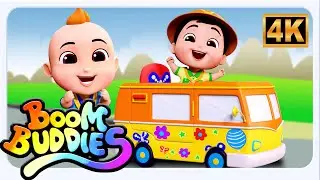 Wheels On The Bus Camp, Vehicle Rhyme And Kids Song by Boom Buddies