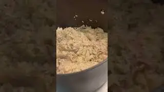 Wonimo making a pot of chicken rice