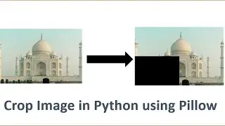 Crop & Paste image in Python using Pillow. Remove quarter part of image in Python in google collab.