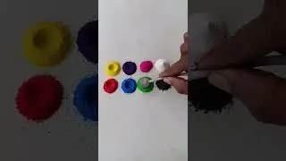 simple Rangoli, satisfying rangoli, Easy rangsatisfying #asmroli, Tricks and tips,ASMR#rangoli