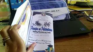 Graduation programme using Publisher.