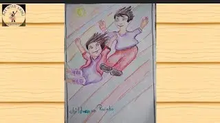 how to draw children's on rainbow drawing -rainbow drawing -art with sami