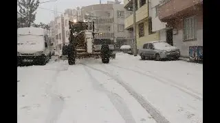 HALİLİYE BELEDİYESİ KARLA MÜCADELE YOĞUN MESAİ HARCIYOR