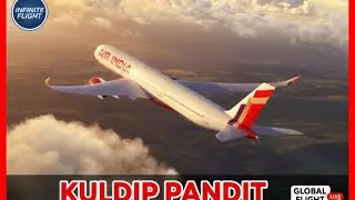 Infinite flight Live streaming of Kuldip Pandit From Dubai international airport To Doha