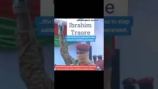 Hero of Africa, Ibrahim Traore, prepares to step aside for a transition government. Pray for him 🙏🙏