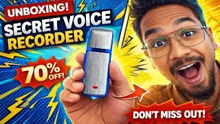 Secret Voice Recorder Unboxing 😱 | USB Spy Recorder Test & Review | Hidden Gadget Under ₹1000
