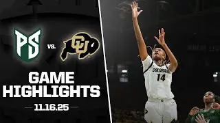 Portland State vs. Colorado Game Highlights | 2025-26 Big 12 Women&rsquo;s Basketball