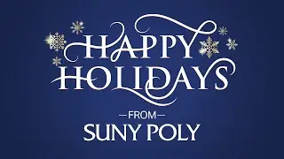 Happy Holidays from SUNY Poly