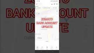 BANK ACCOUNT UPDATE IN ZOMATO DELIVERY APP|ज़ोमैटो में बैंक खाता अपडेट करें #zomato#swiggy#trending