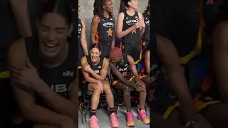 😂 Alyssa Thomas FORGOTTEN by Team Collier in WNBA All-Star pics | Angel Reese, Paige Bueckers #short