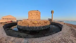Walk around Calshot Castle with Insta360 X5
