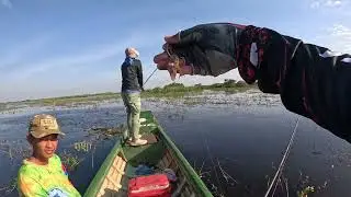 បឹងទន្លេសាបជើងទី 5 #បានតែក្តីស្រមៃ #បបក់ត្រីជាមួយដៃគូចាស់ #ឆ្ដោរបឹងទន្លេសាប
