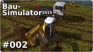 Bau-Simulator 2015 - #002 - Bodo mit dem Bagger [Let's Play] [Linux] [Deutsch] [HD]