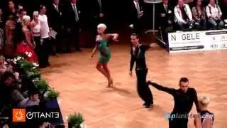 Pavel Pasechnik - Marta Arndt, GOC Stuttgart 2014, WDSF Grand Slam latin, 3. round - chachacha